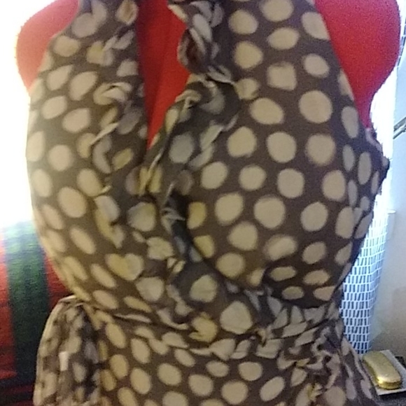 Sz 18 LOFT faux,wrap dress - Picture 4 of 6